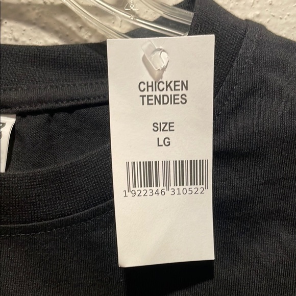 Black and Orange Chicken Tenders Graphic Tee - Picture 3 of 4